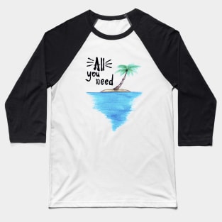 Desert island Baseball T-Shirt